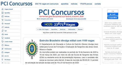 pci concurso 2020.